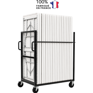 Pack de 1 Chariot EXCLUSIF + 20 tables 183x76