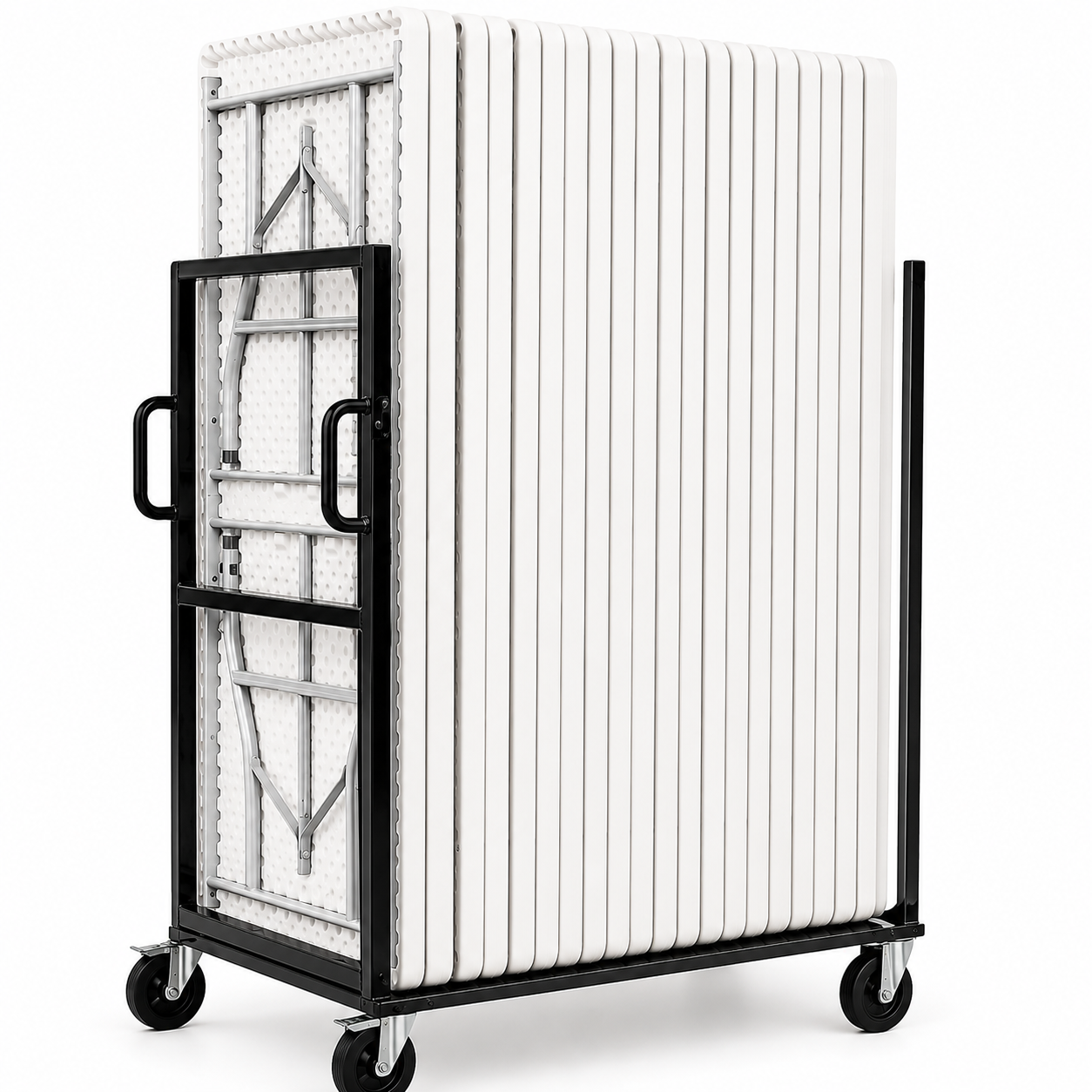 Pack de 1 Chariot EXCLUSIF + 20 tables 183x76 – Image 2