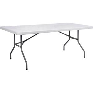 Table pliante rectangulaire 200x90cm (blanc)