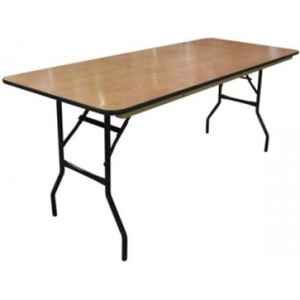 Table pliante bois pliante 183x76