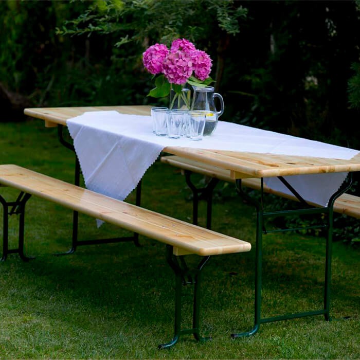 Ensemble brasserie 200x70cm piètement tube – Image 4