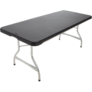 Table pliante rectangulaire 183cm NESTING (noir)