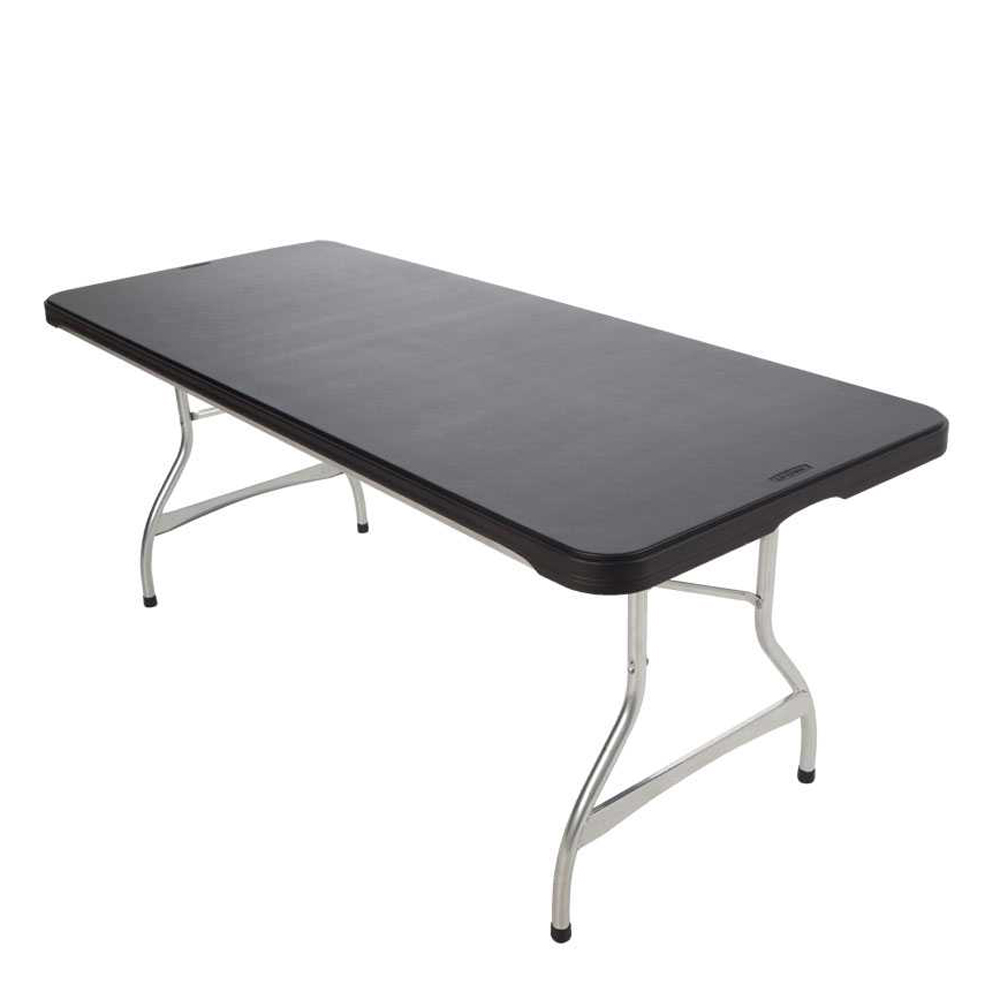 Table pliante rectangulaire 183cm NESTING (noir) – Image 2