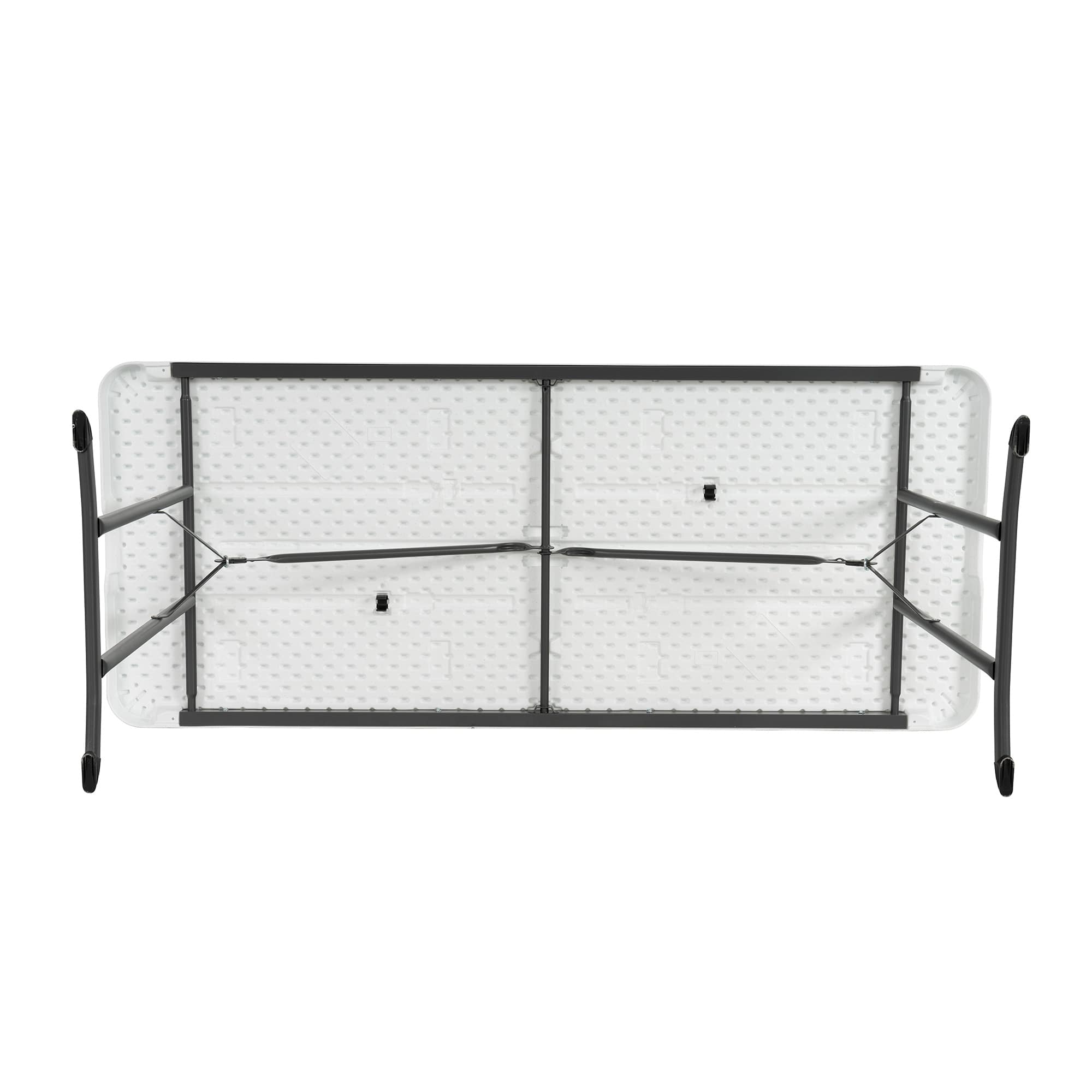 Table pliante rectangulaire 183cm NESTING (blanc) – Image 4