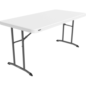 Table pliante rectangulaire 152cm x 76 (blanc)
