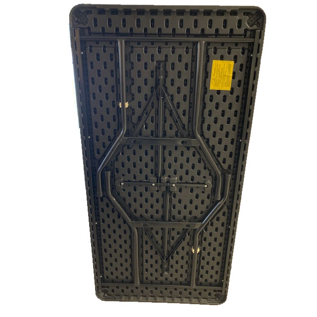 Table pliante rectangulaire 152 x 76 (noir) – Image 2