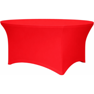 Housse pour table ronde Ø150 cm lycra 210 gr/m²
