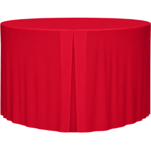 Nappe tombante simple pour table ronde Ø152 cm lycra 210 gr/m²